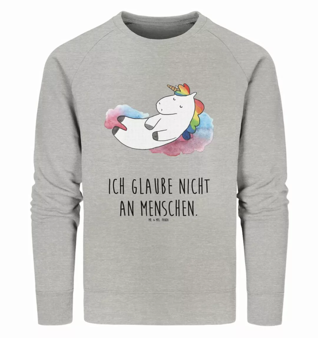 Mr. & Mrs. Panda Longpullover Größe XXL Einhorn Wolke 7 - Heather Grey - Ge günstig online kaufen