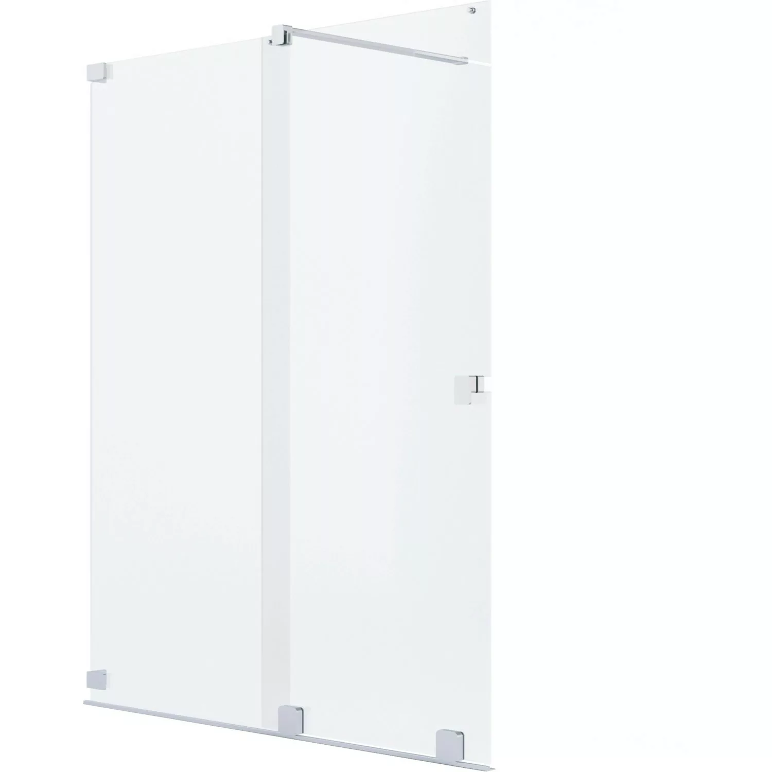 Schöner Wohnen Dusch-Schiebetür Walk-In Silbermatt 120 cm x 200 cm Anschlag günstig online kaufen