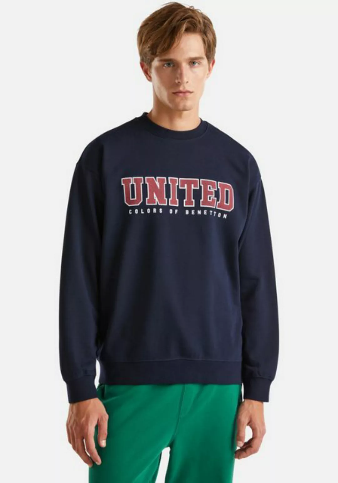 United Colors of Benetton Sweatshirt mit Logodruck günstig online kaufen