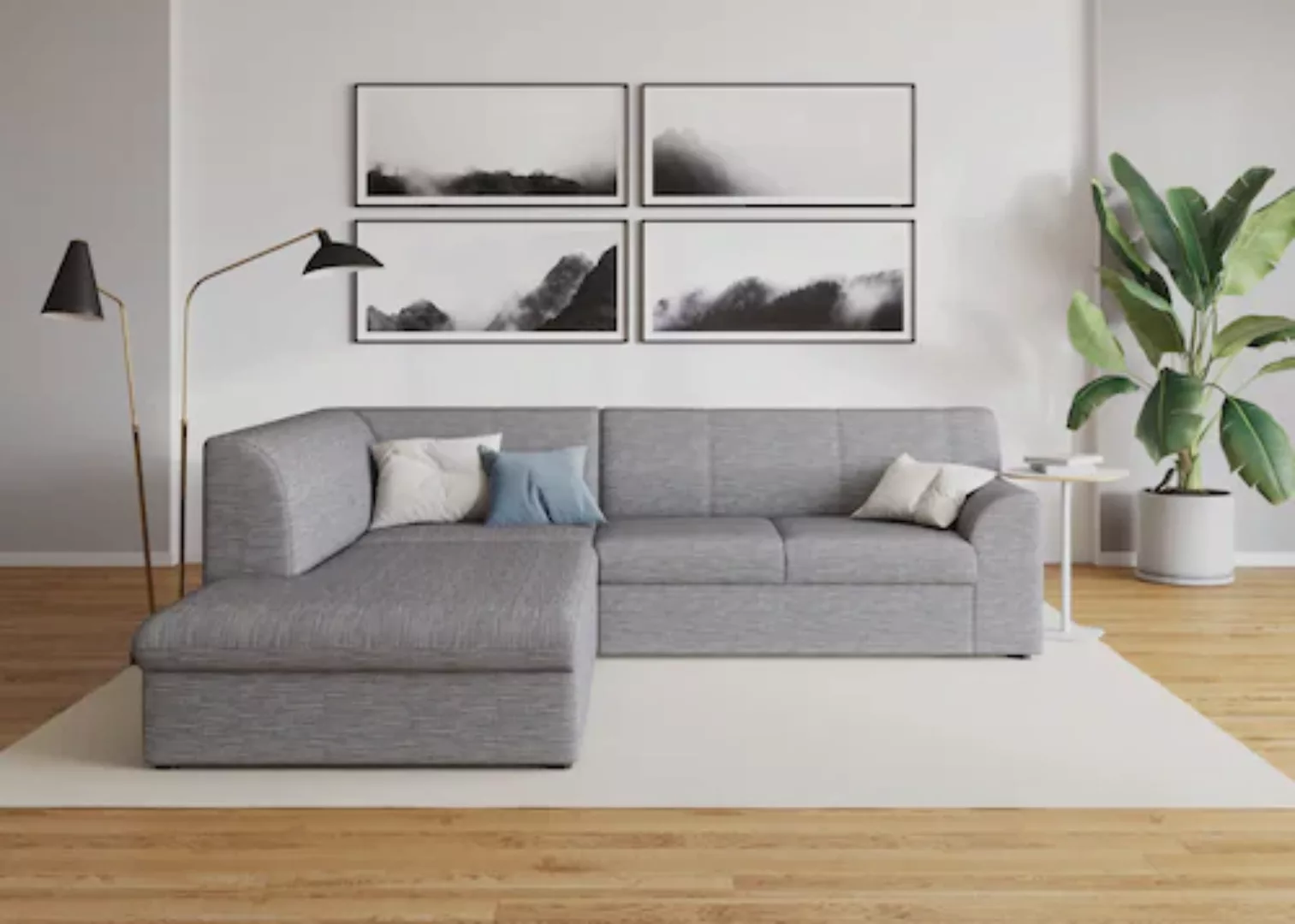 DOMO collection Ecksofa "Topper L-Form", mit Ottomane, wahlweise mit Schlaf günstig online kaufen