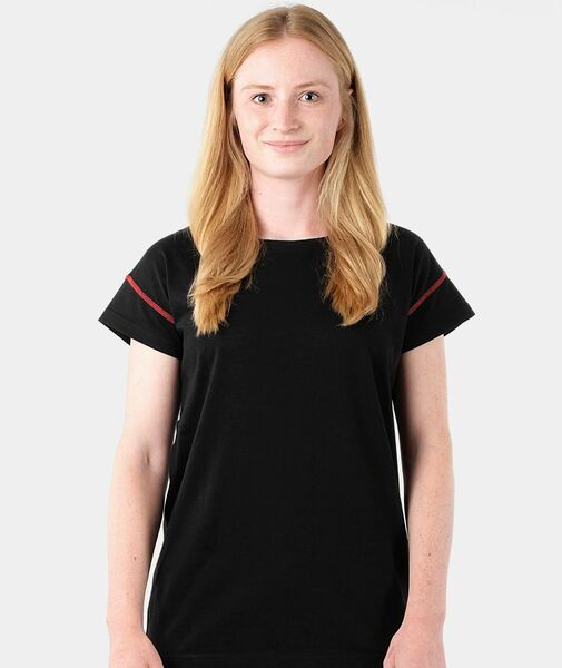 Damen Overcut Shoulders T-shirt Aus Reiner Bio-baumwolle günstig online kaufen