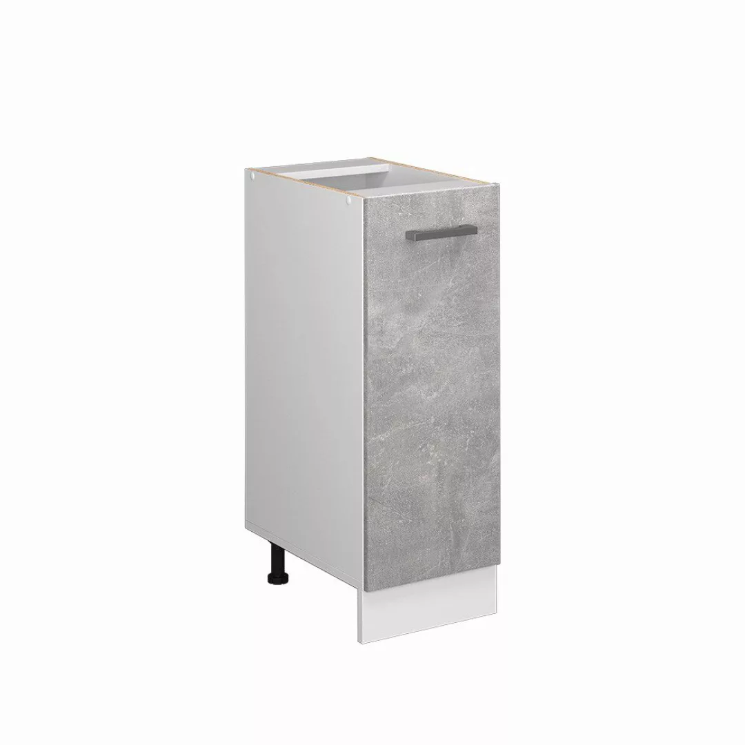 Vicco Apothekerschrank R-Line, Beton/Weiß, 30 cm, günstig online kaufen