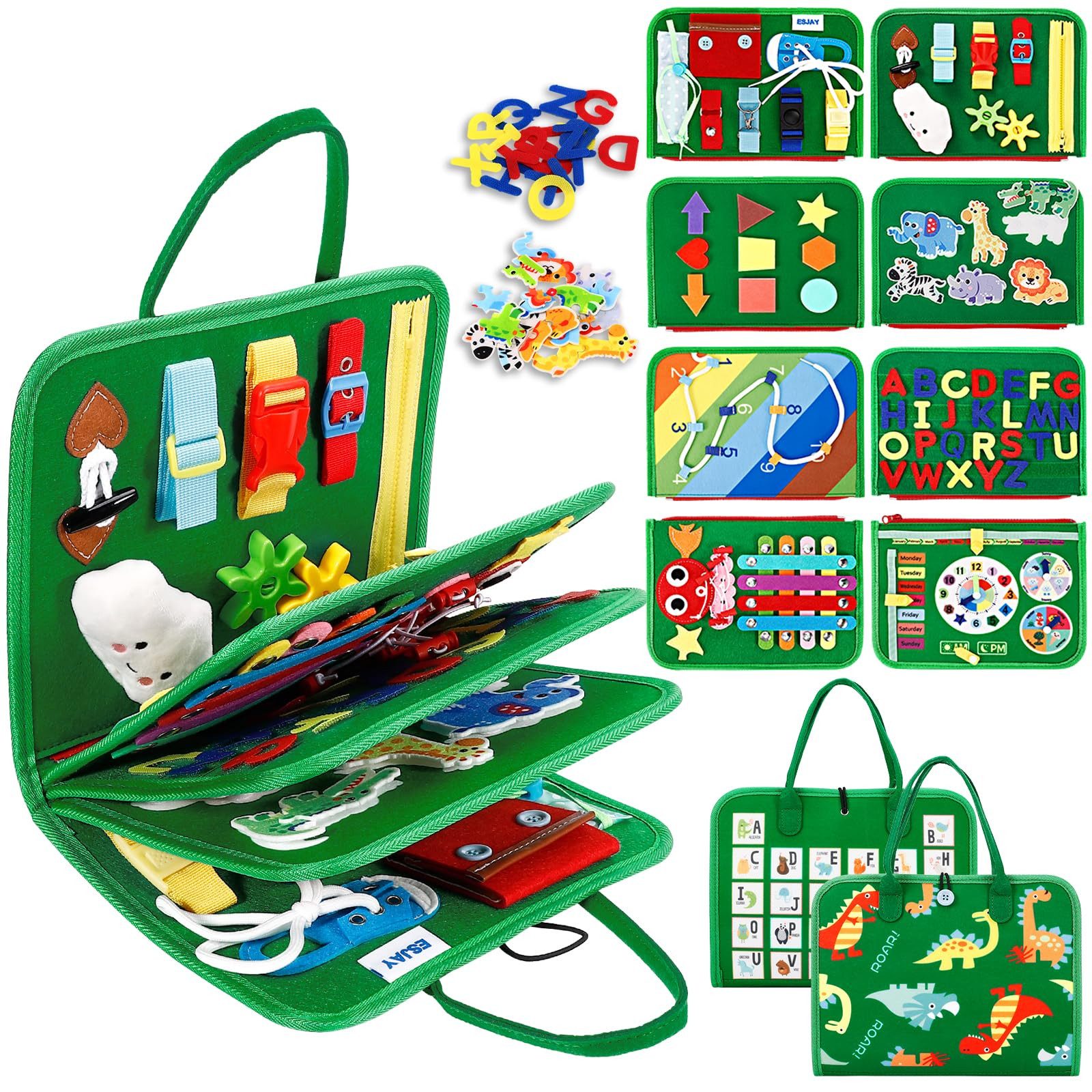 CLTYQ Lernspielzeug Montessori Sensory Activity Board günstig online kaufen