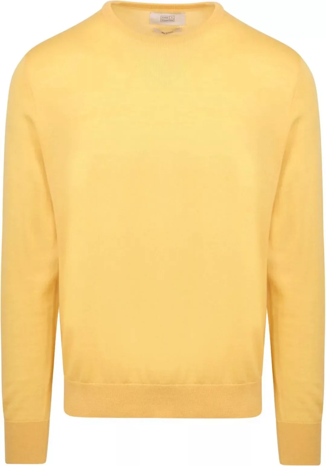 King Essentials The John Pullover Merino Gelb - Größe L günstig online kaufen