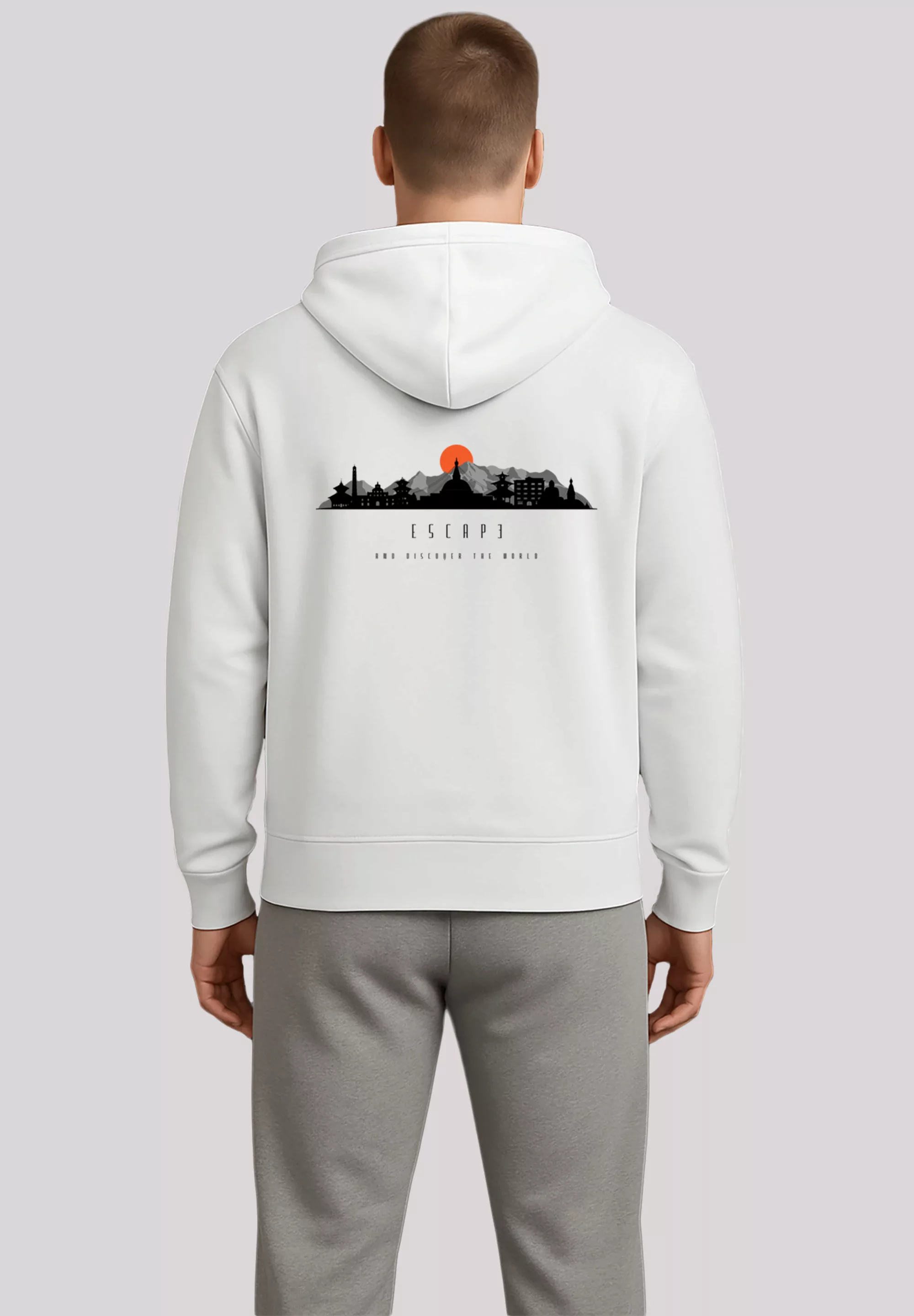 F4NT4STIC Kapuzenpullover "Escape Discover the World Asian Town", Premium Q günstig online kaufen