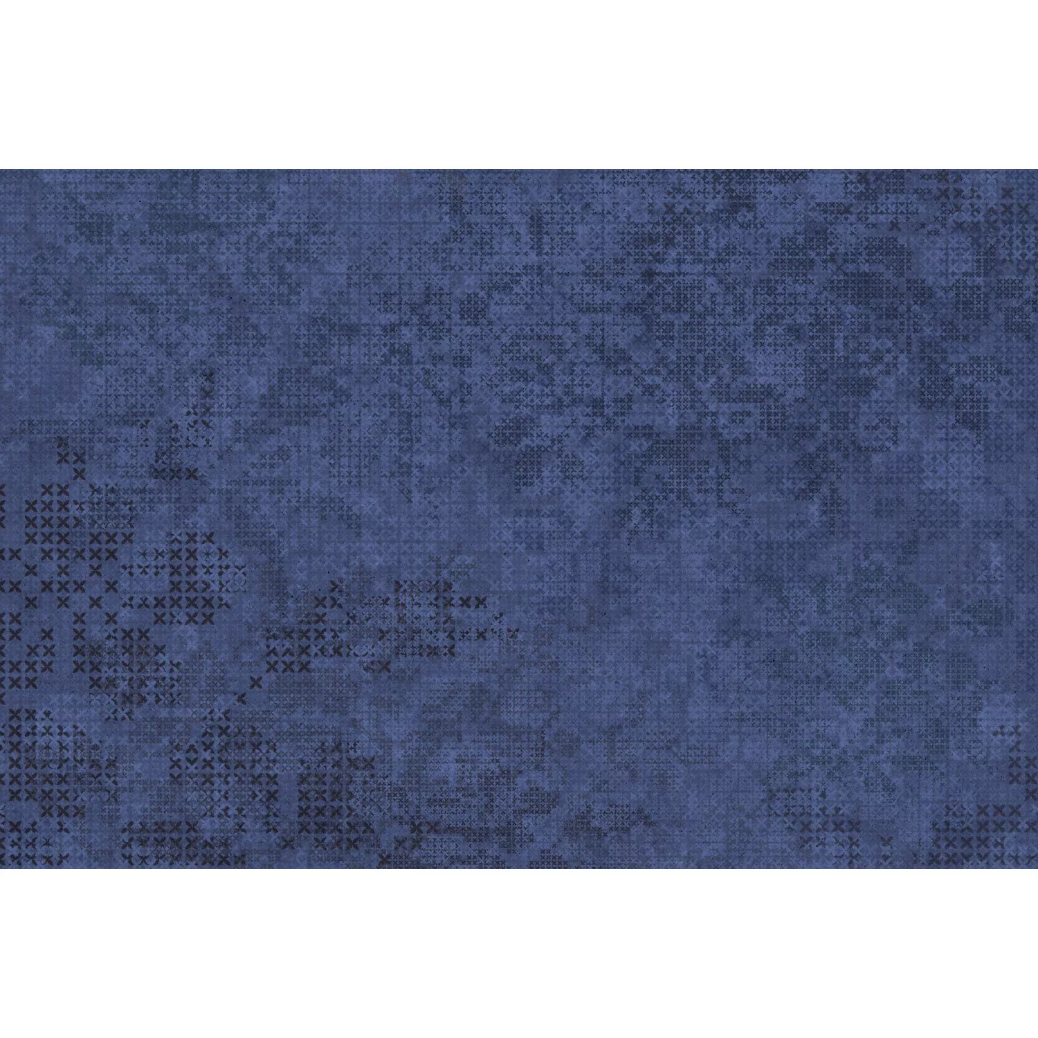 Fototapete Grafik Abstrakt Blau Schwarz 4,00 m x 2,70 m FSC® günstig online kaufen