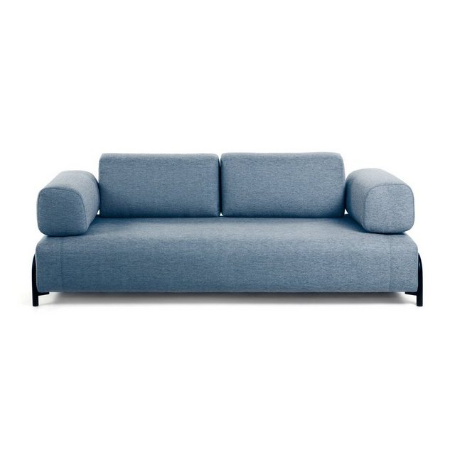 Natur24 Sofa Sofa Compo 3-Sitzer blau 232cm Sitzgarnitur Couch Sitzgelegenh günstig online kaufen