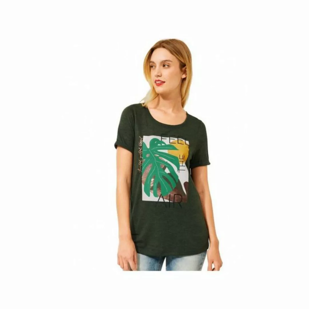 STREET ONE Langarmshirt olive (1-tlg) günstig online kaufen