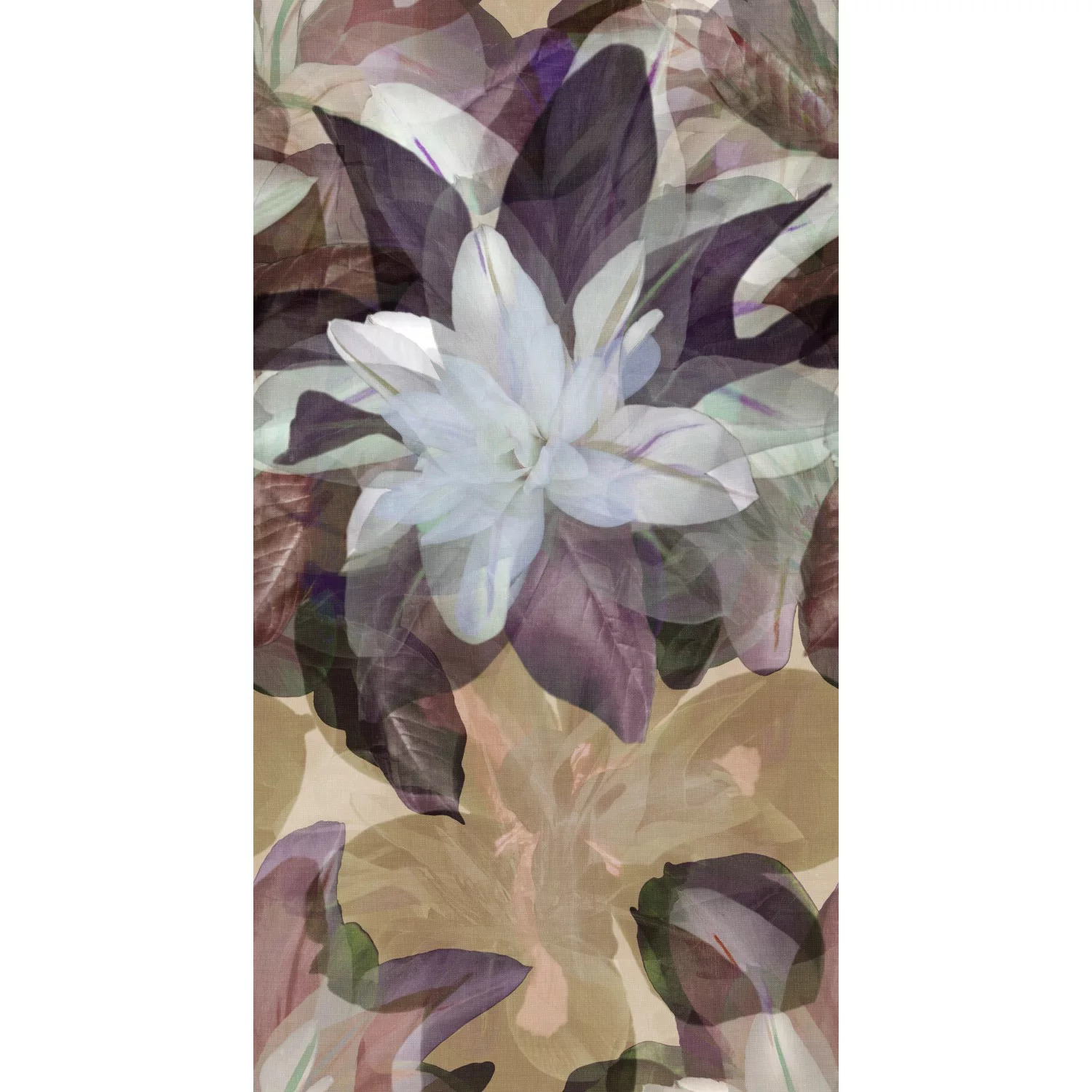 Erismann Fototapete Wild Bloom 150 cm x 280 cm Beige günstig online kaufen