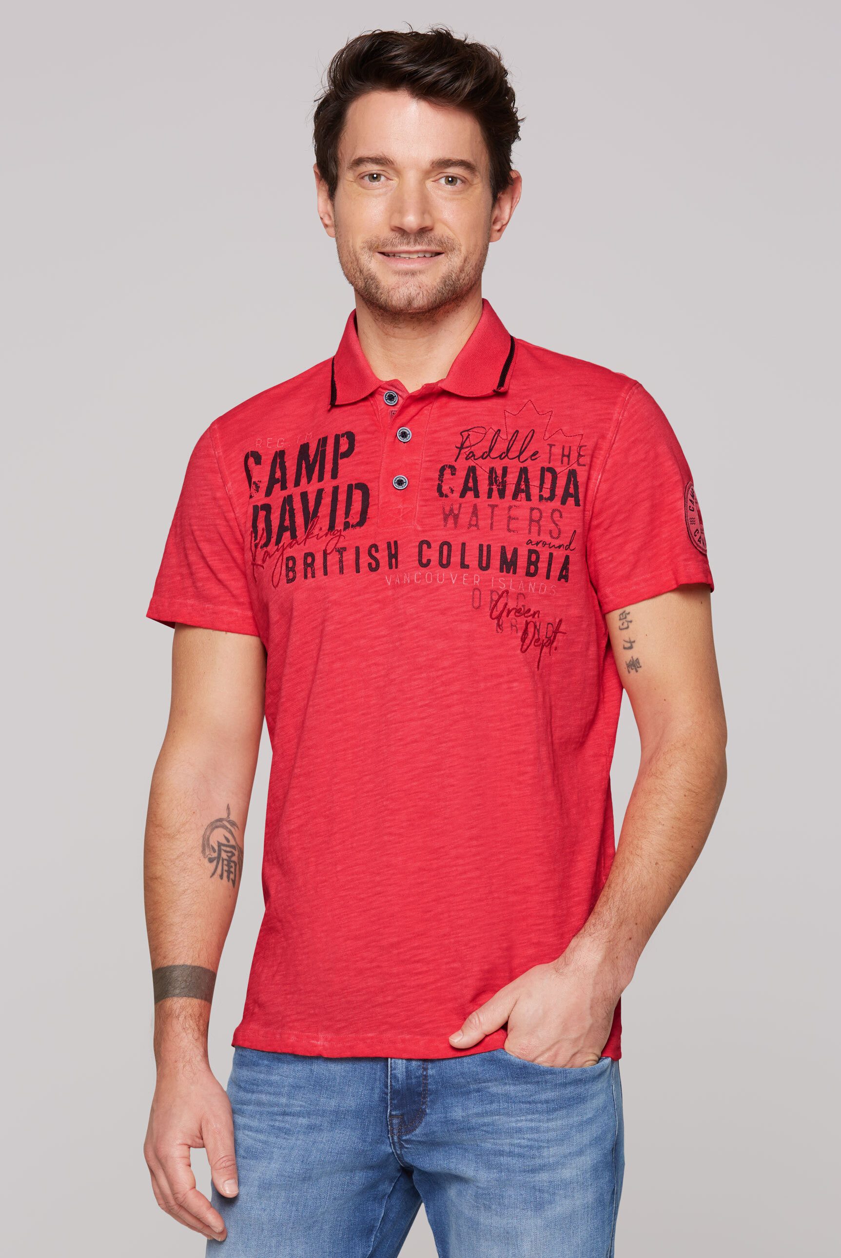 CAMP DAVID Poloshirt, aus Baumwolle günstig online kaufen