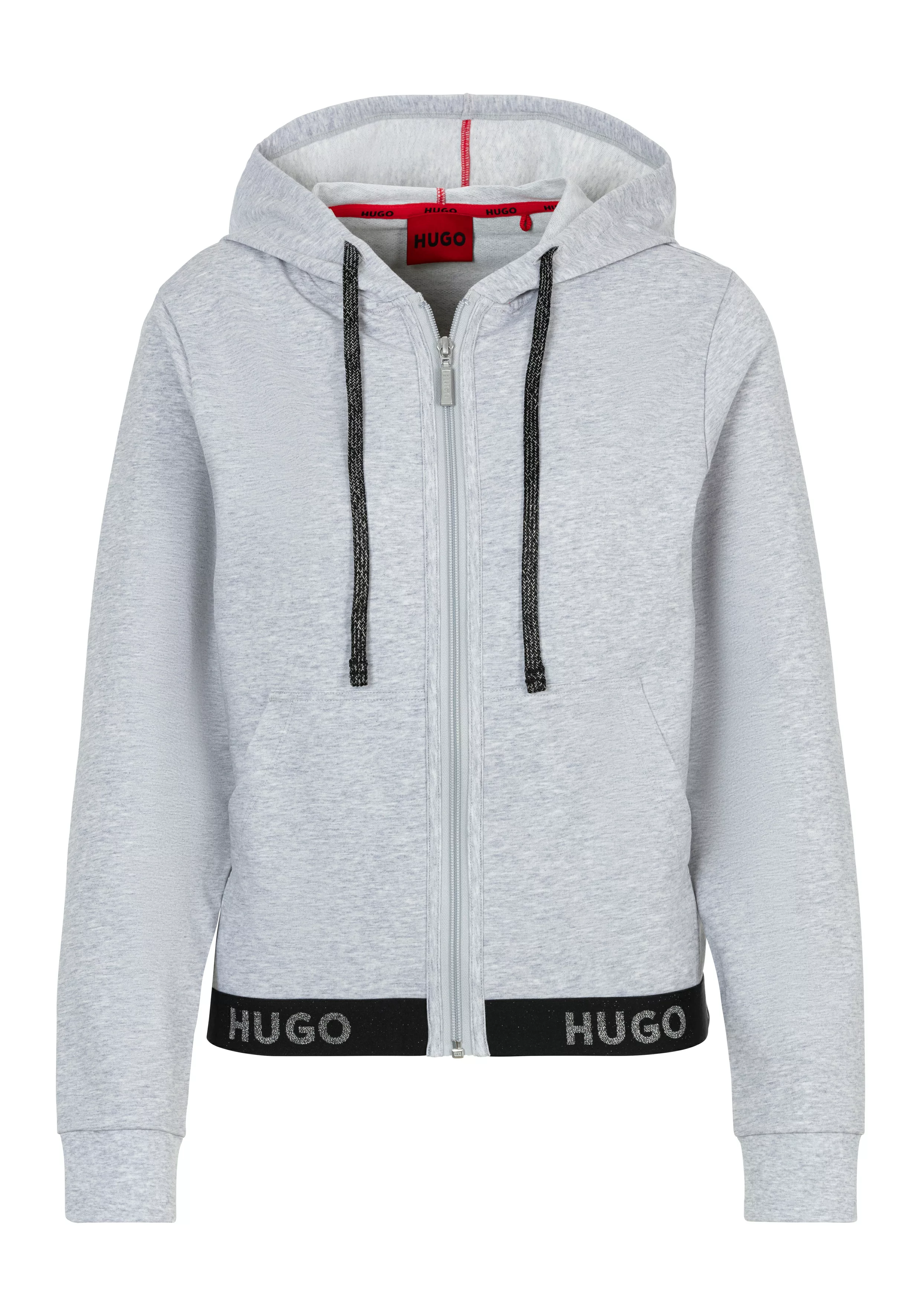 HUGO Underwear Sweatjacke "SPORTY LOGO JACKET", mit Kordel günstig online kaufen