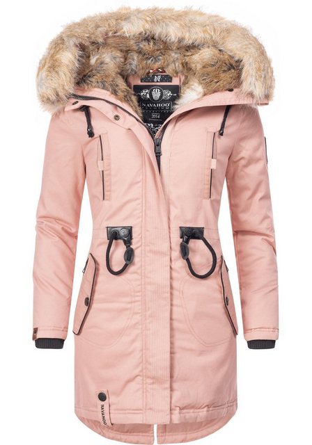 Navahoo Wintermantel "Bombii", stylischer Damen Winterparka mit Kunstfell-K günstig online kaufen