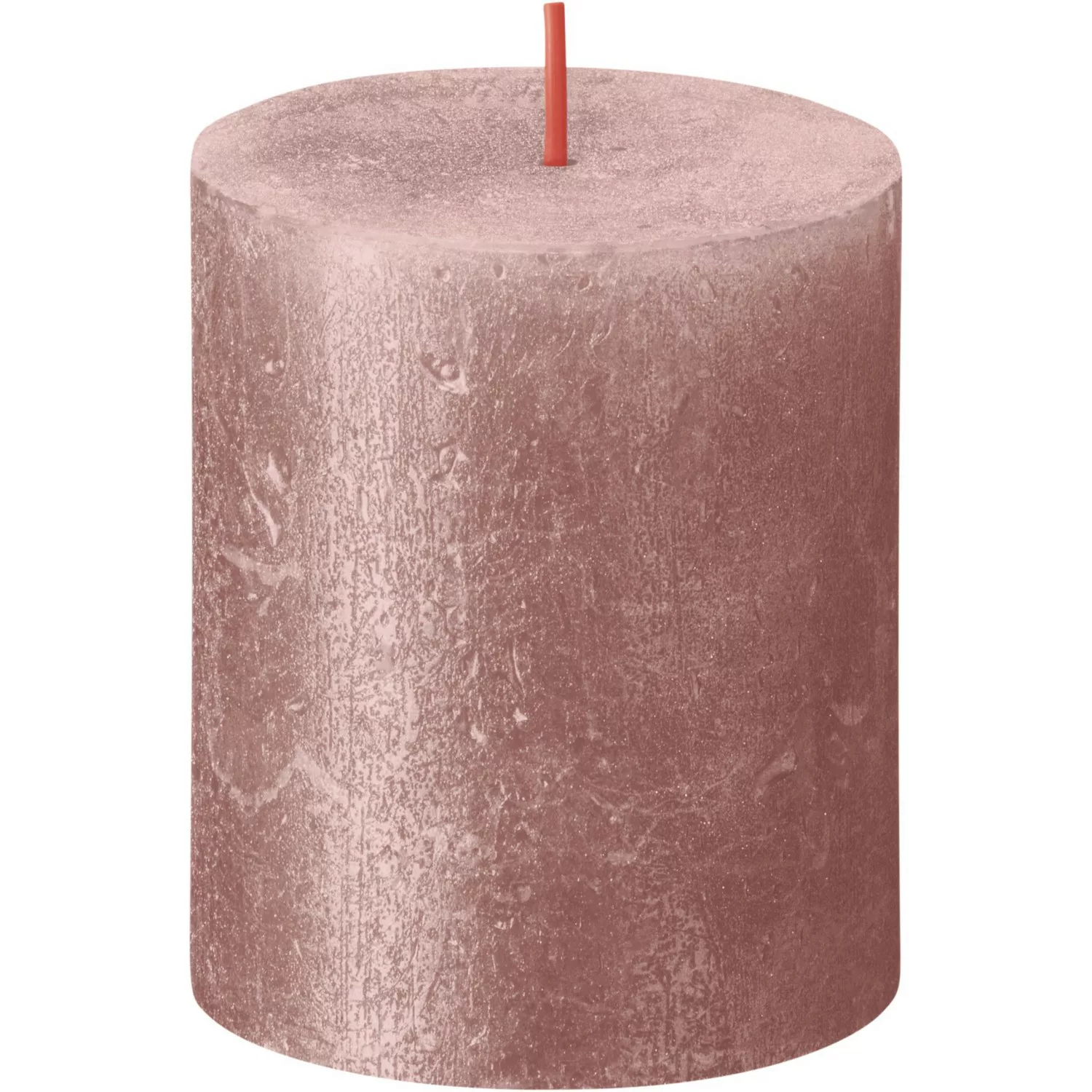 Bolsius Rustik-Kerze Shimmer 80/68 mm Rosa günstig online kaufen