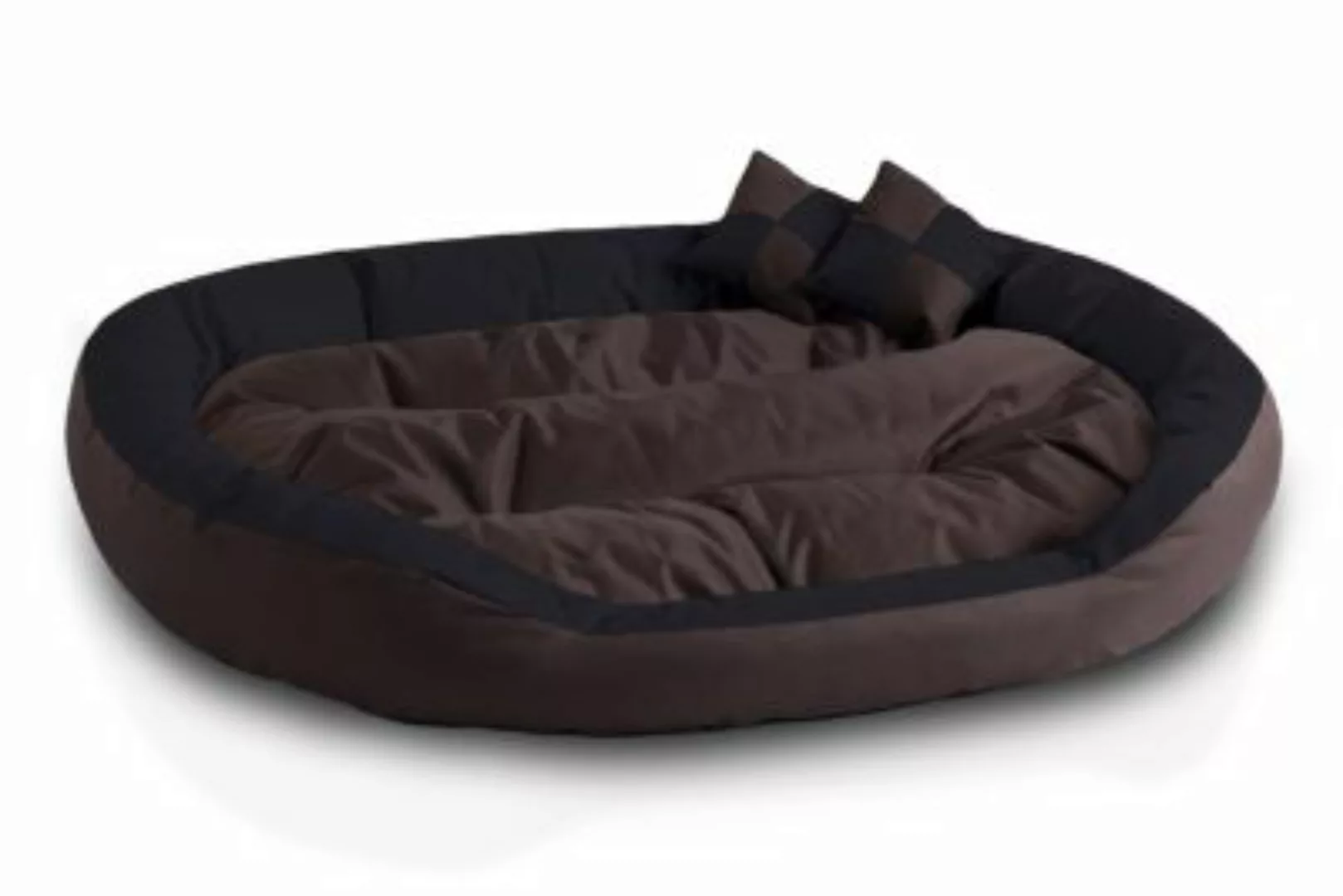 BedDog Hundebett SABA 4in1 mit Rand 3XL schwarz günstig online kaufen