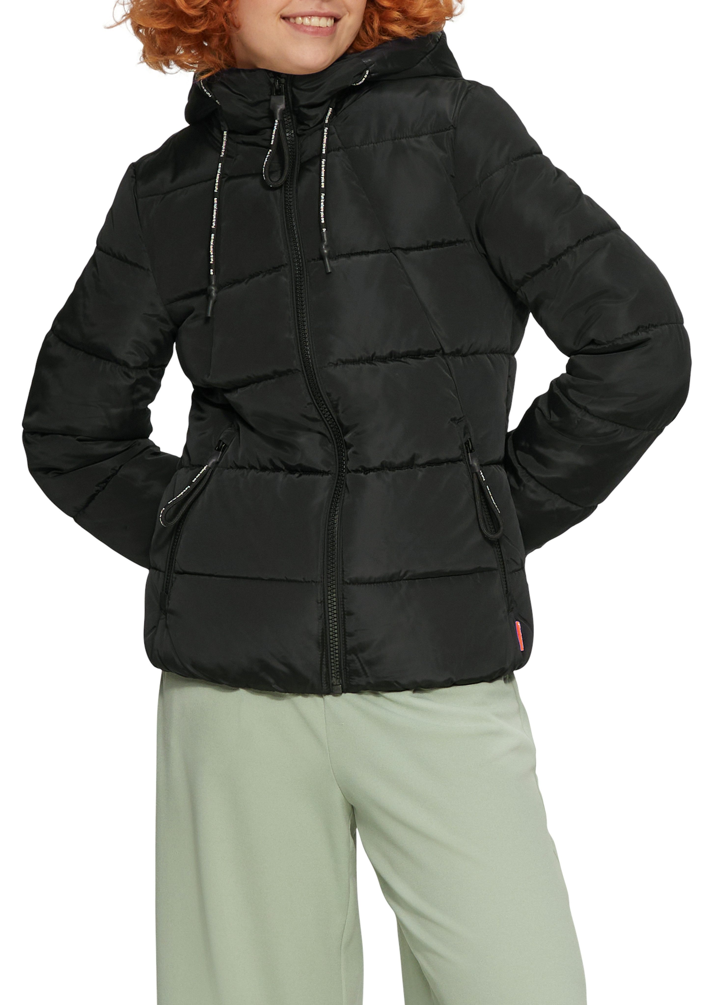 QS Steppjacke mit Kapuze günstig online kaufen