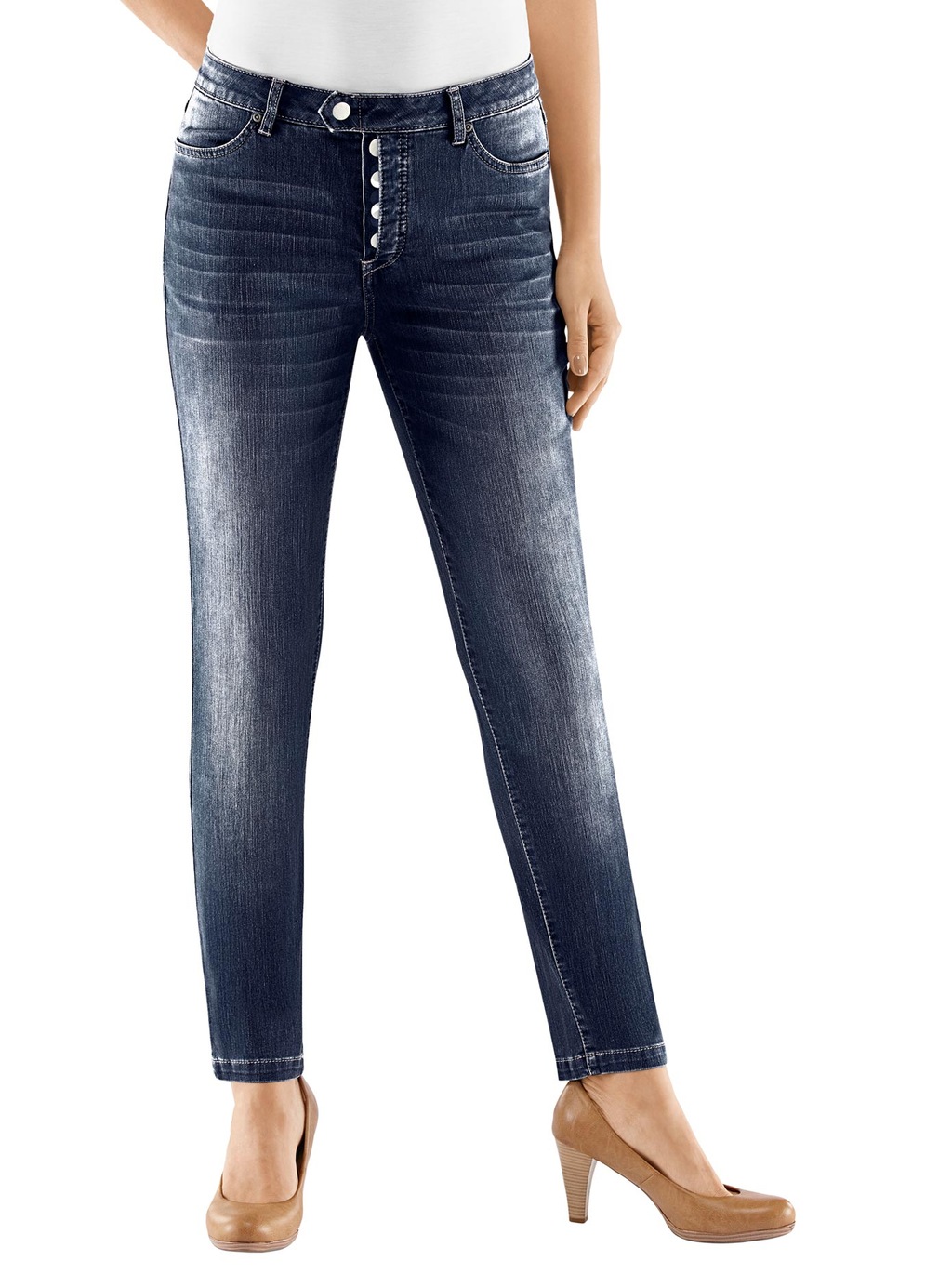 Casual Looks 5-Pocket-Jeans, (1 tlg.) günstig online kaufen