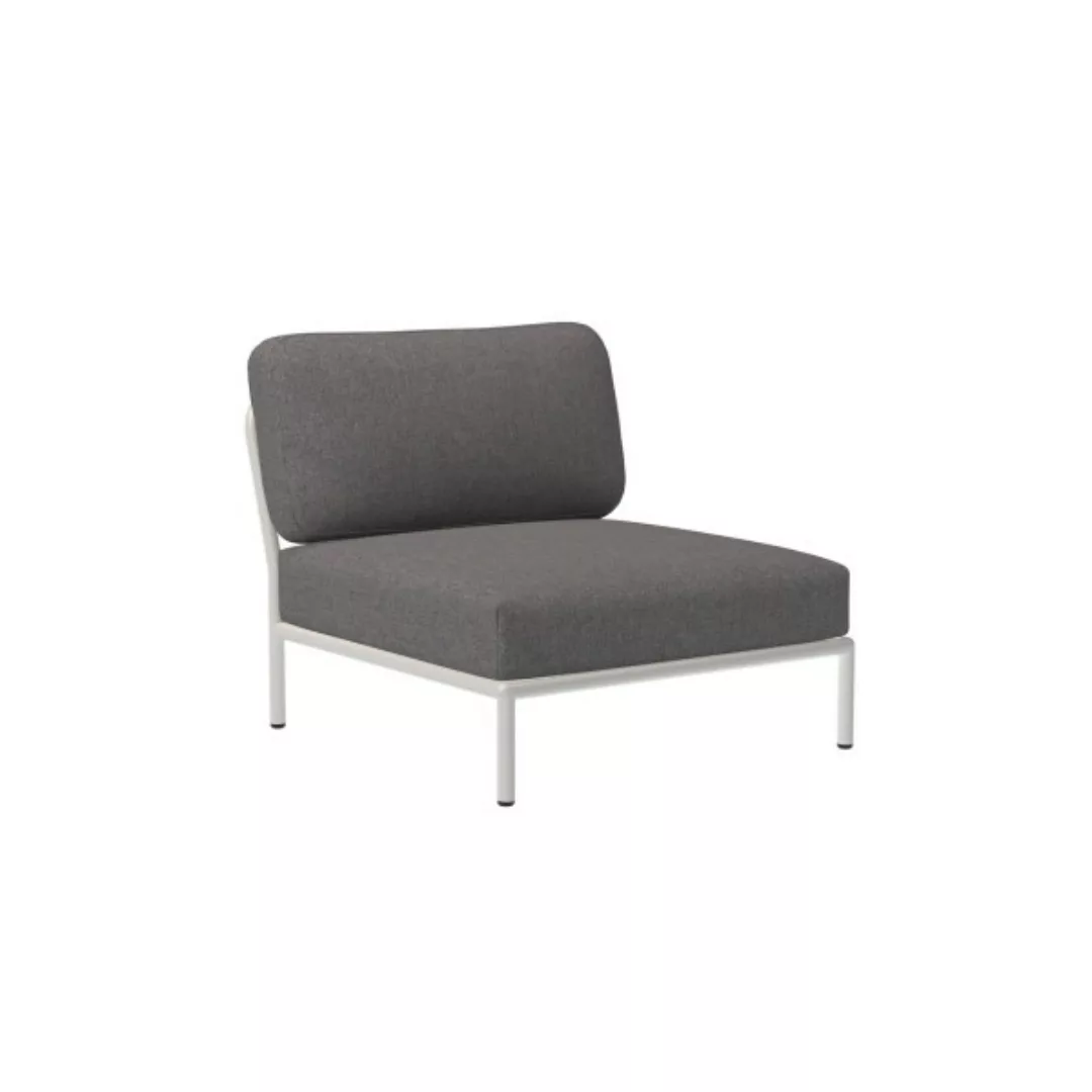 LEVEL Outdoor Sessel Lounge-Modul 1 Weiß Schiefer günstig online kaufen
