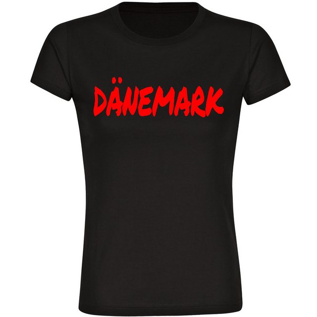 multifanshop T-Shirt Damen Dänemark - Textmarker - Frauen günstig online kaufen