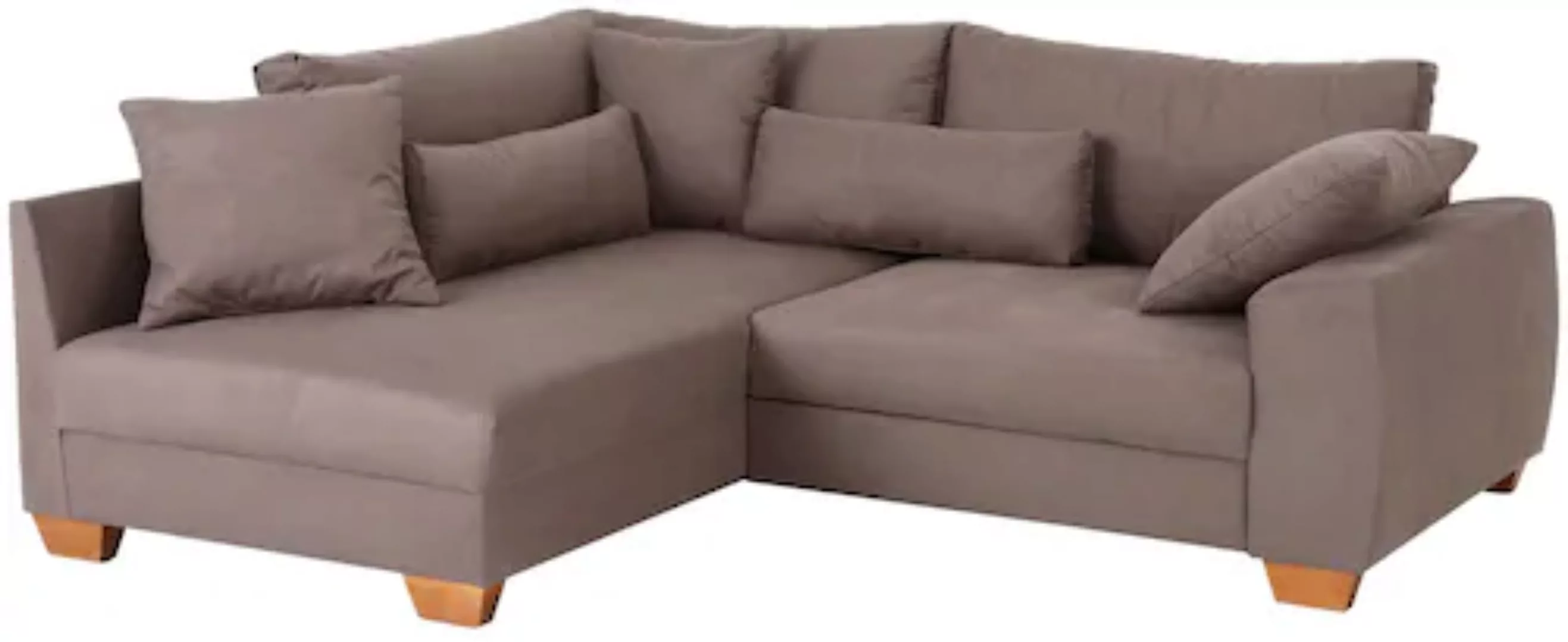 Home affaire Ecksofa "Helena II DuraSpring", mit Taschenfederkern, bis 140 günstig online kaufen