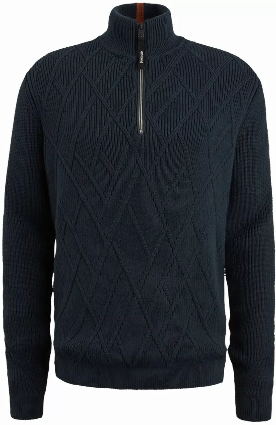 Vanguard Pullover Half Zip Struktur Navy - Größe XL günstig online kaufen