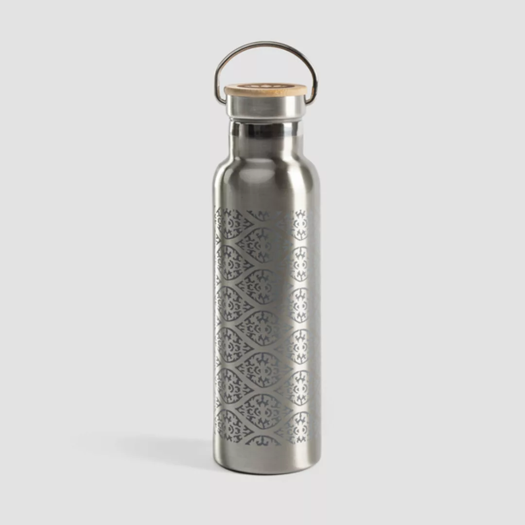 Trinkflasche Edelstahl [600 Ml] - Thermosflasche - Blockprint günstig online kaufen