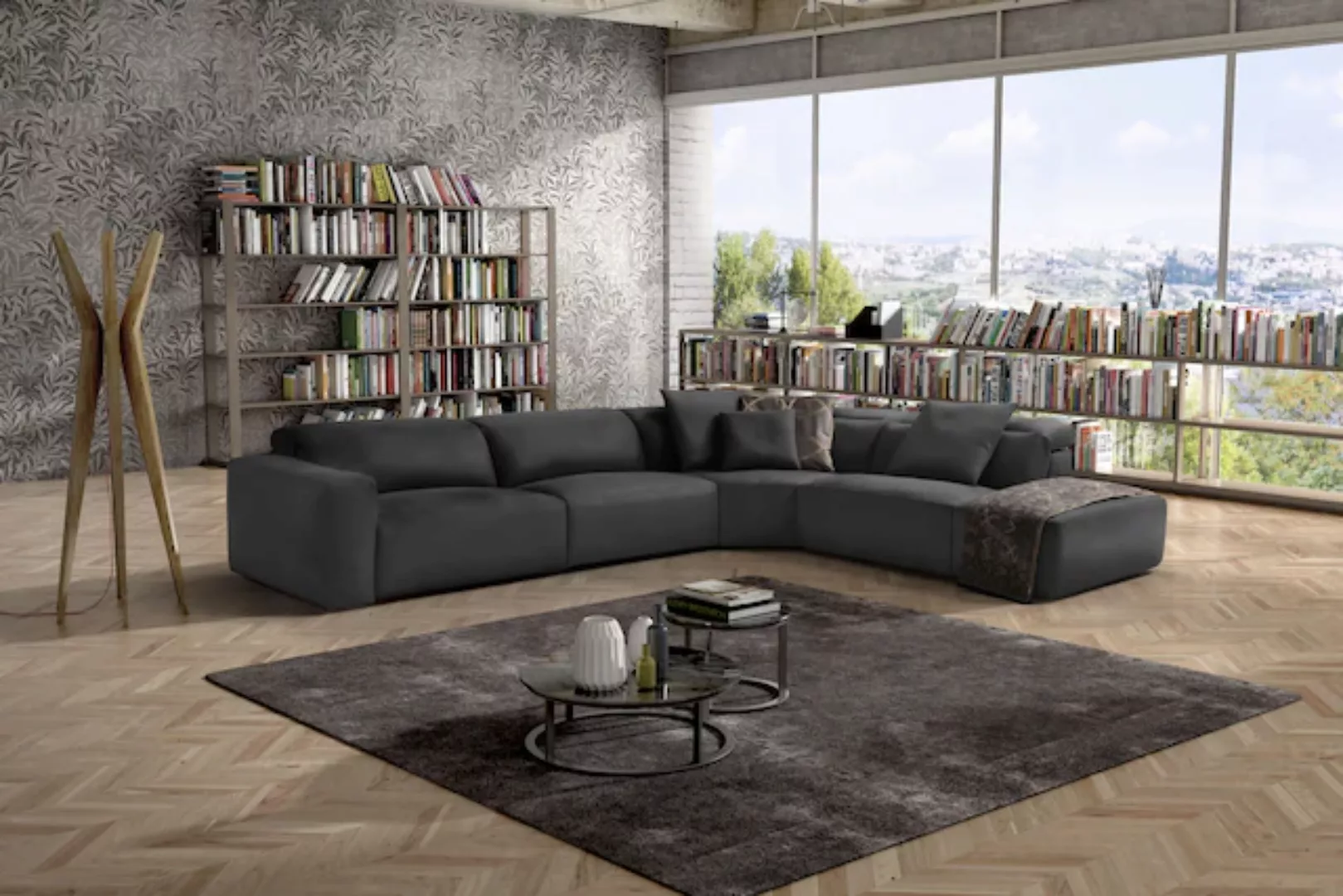 Egoitaliano Ecksofa »Beverly, extravangantes Designsofa mit erstklassigem S günstig online kaufen