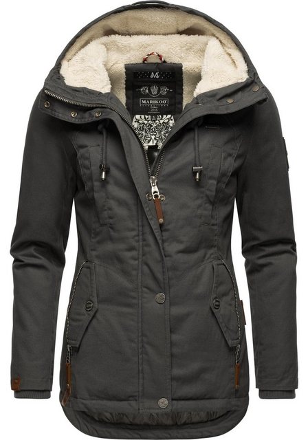 Marikoo Winterjacke "Bikoo", mit Kapuze, sportliche Damen Outdoor Baumwollj günstig online kaufen