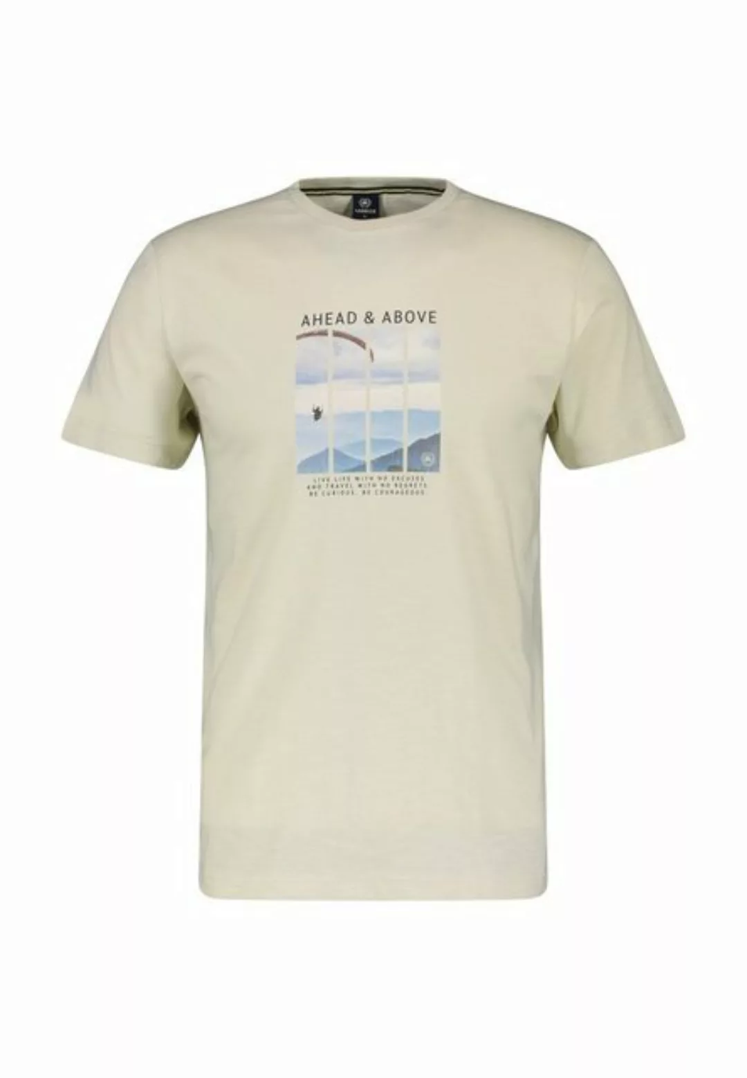 LERROS T-Shirt "LERROS T-Shirt mit Brustprint" günstig online kaufen