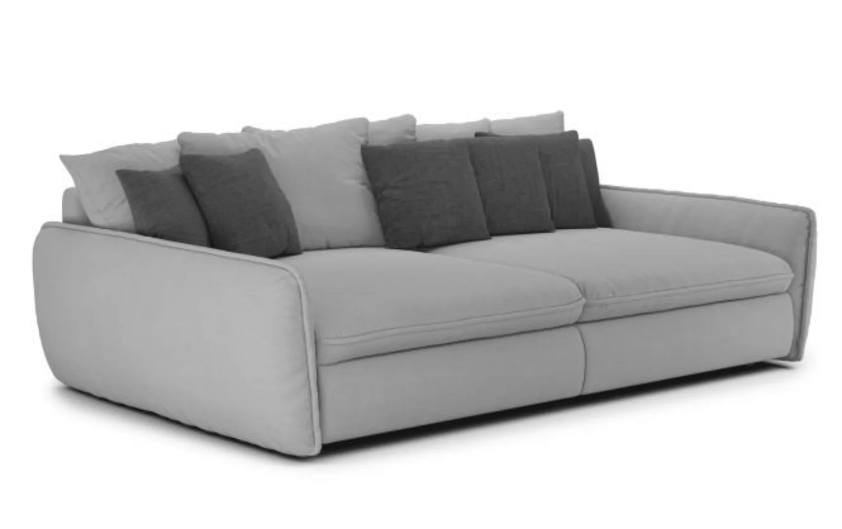 Big Sofa Grau 234 cm breit PHIL günstig online kaufen