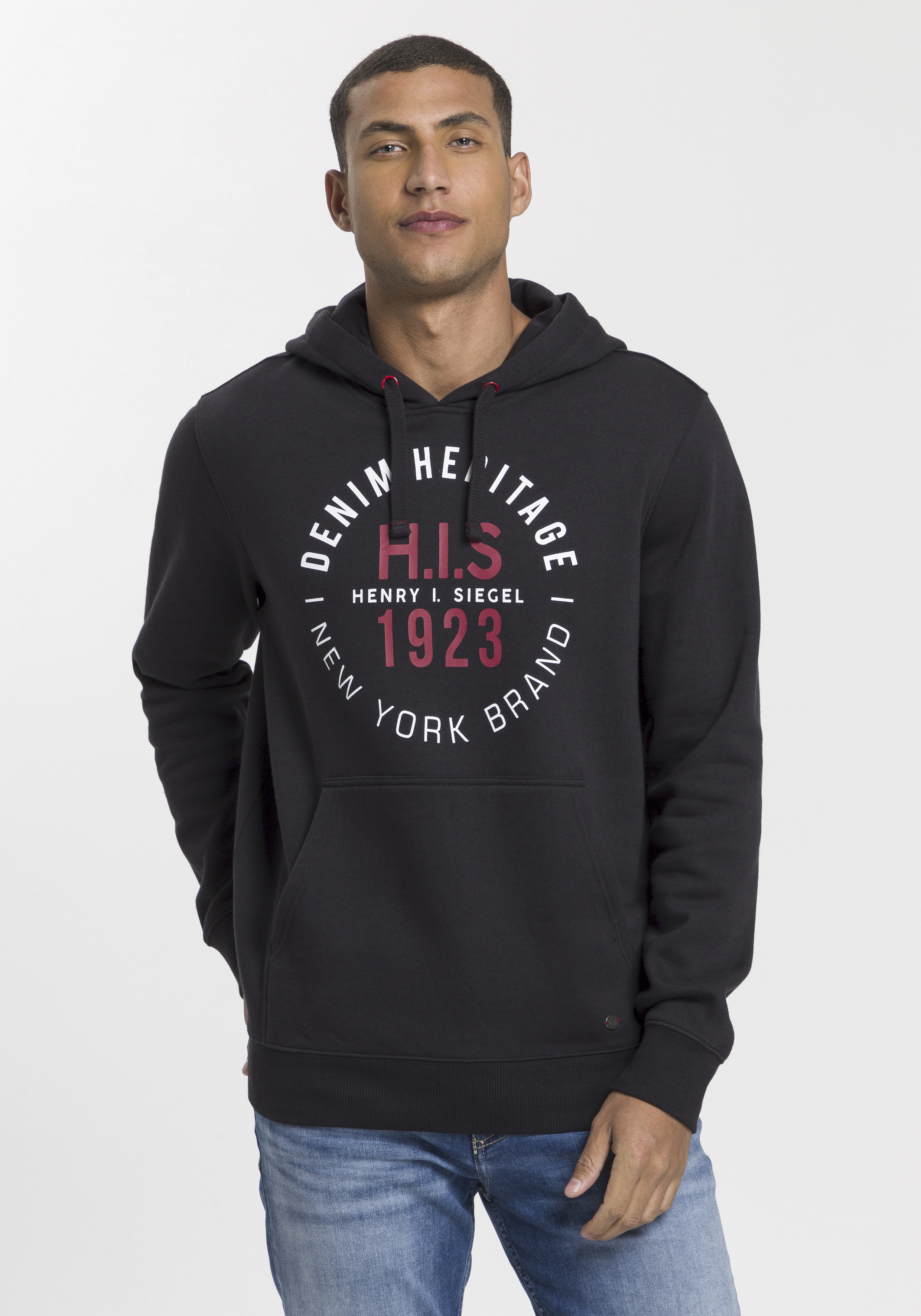 H.I.S Kapuzensweatshirt, mit markanten Kordeln günstig online kaufen