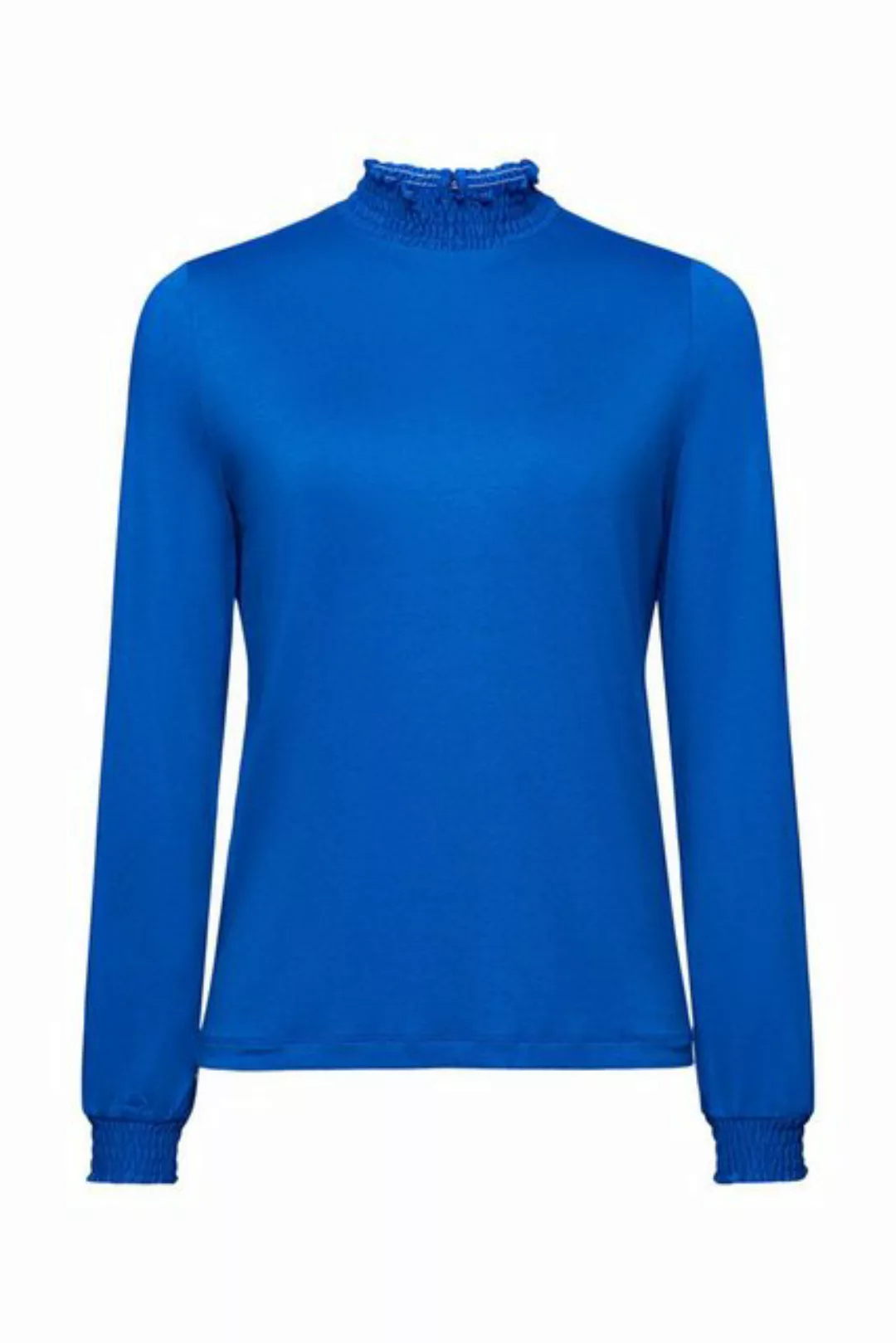 Esprit Langarmshirt (1-tlg) Rüschen, Cut-Outs günstig online kaufen