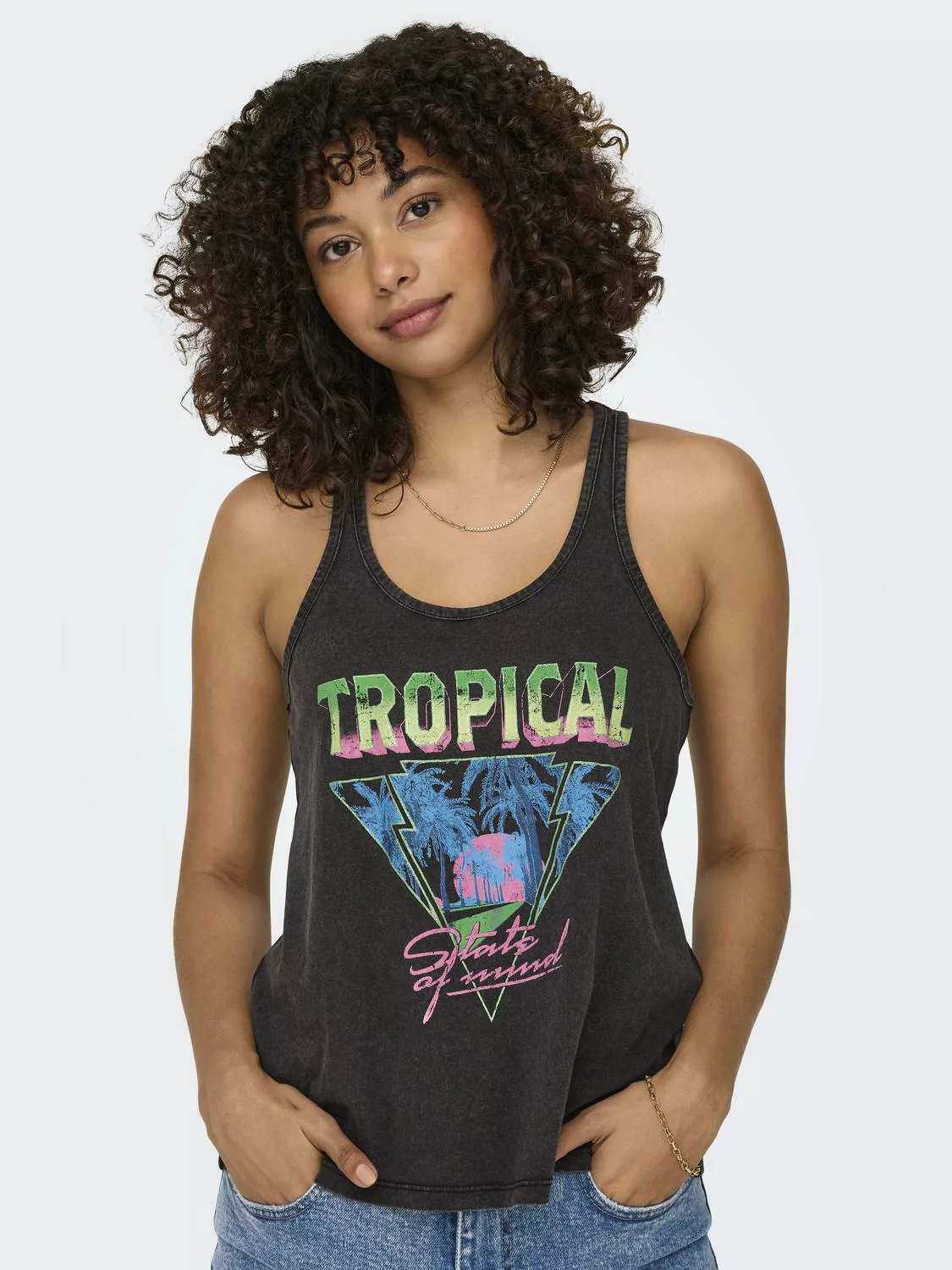 ONLY Tanktop "ONLLUCY S/L BEACHY TOP BOX CS JRS" günstig online kaufen