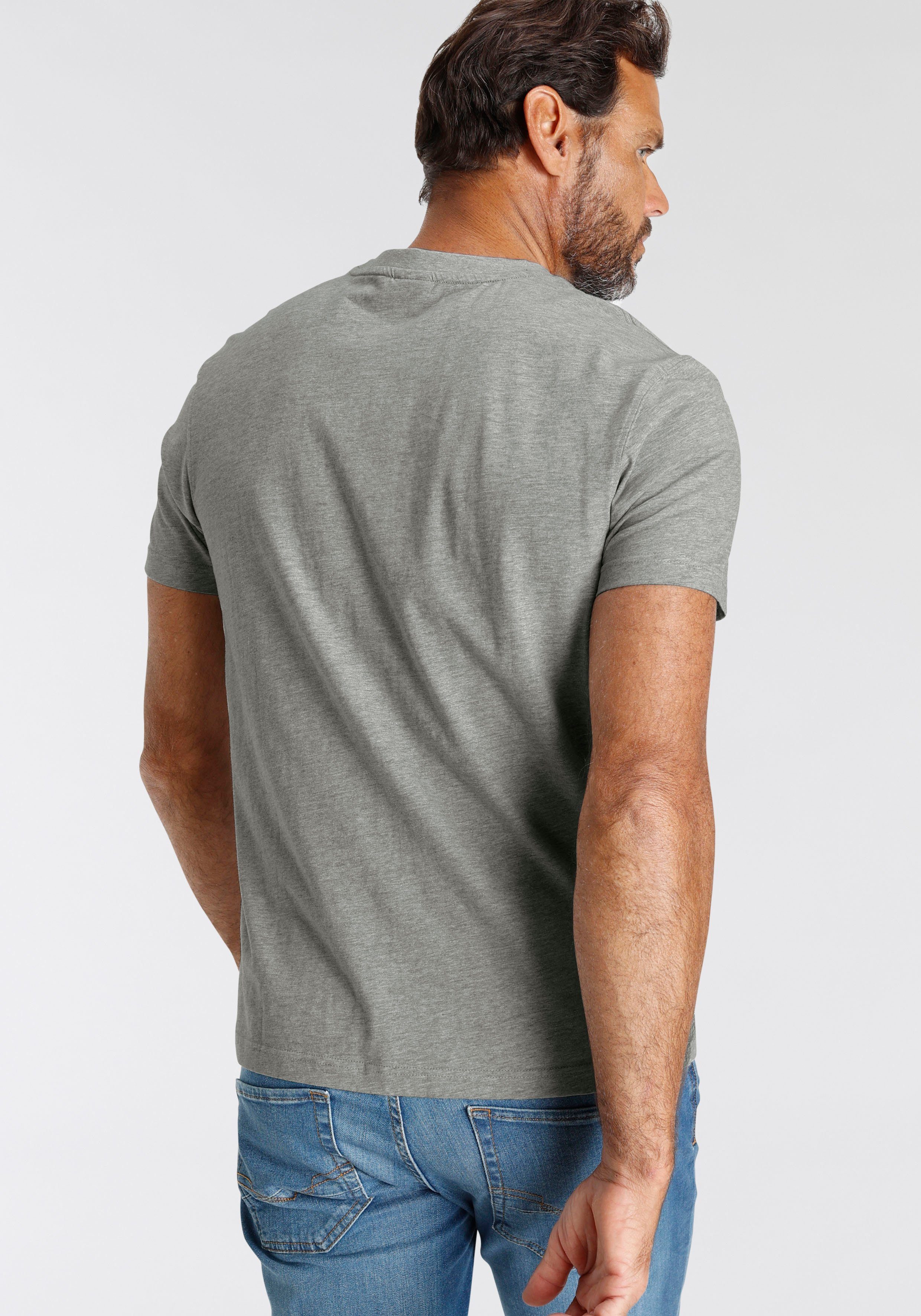 H.I.S T-Shirt schmale Passform, bedrucktes Design, günstig online kaufen