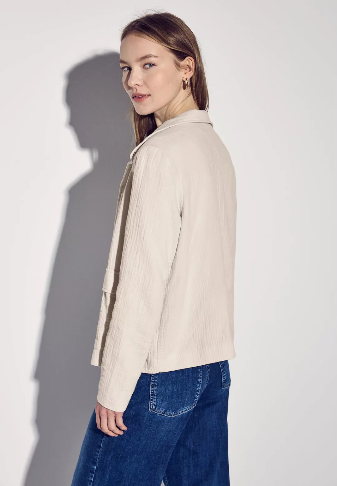 STREET ONE Kurzjacke, ohne Kapuze, mit Knopfleiste günstig online kaufen