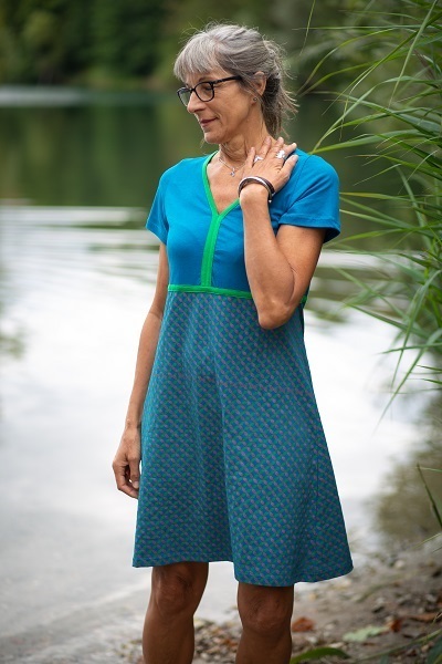 Fairtrade Damen Kurzarmkleid Aus Bio-baumwolle Merla günstig online kaufen