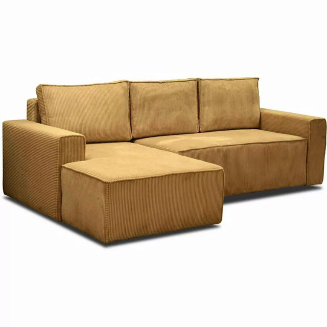 Beautysofa Ecksofa Modernes elegantes bequemes stilvolles Ecksofa BADO, Die günstig online kaufen