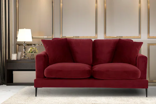 Leonique 2-Sitzer "Cozy elegantes Designsofa, Maße B/T/H: 151/97/80 cm", mi günstig online kaufen