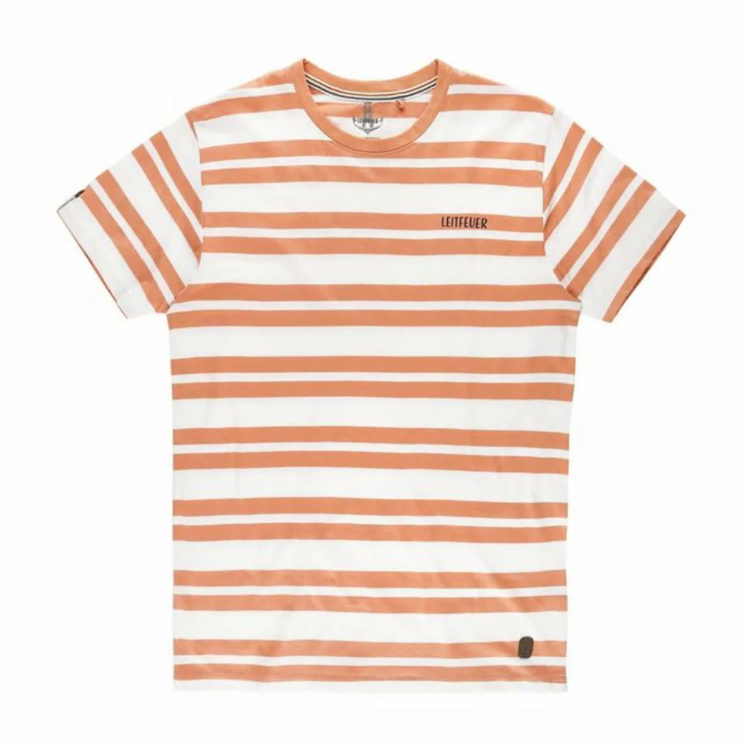 Leitfeuer T-Shirt Herren Sommershirt mit Allover-Streifen - Kurzarm-Shirt m günstig online kaufen