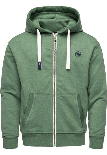 Amaci&Sons Kapuzenpullover TALLAHASSEE Herren Zipper Hoodie Herren Basic Ko günstig online kaufen