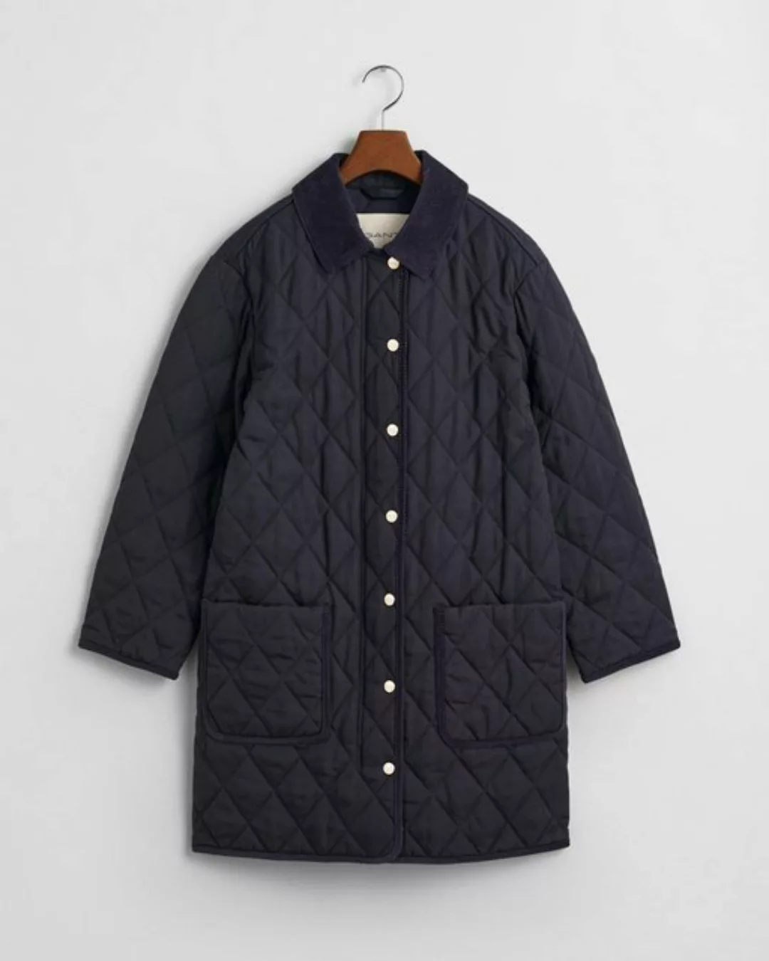 Gant Outdoorjacke QUILTED CORD DETAILED COAT günstig online kaufen