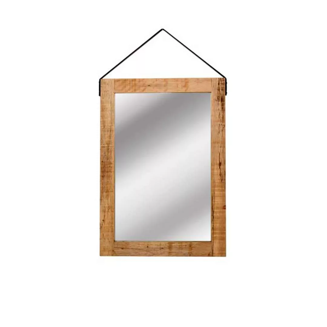 Wandspiegel mit Holzrahmen rechteckig günstig online kaufen