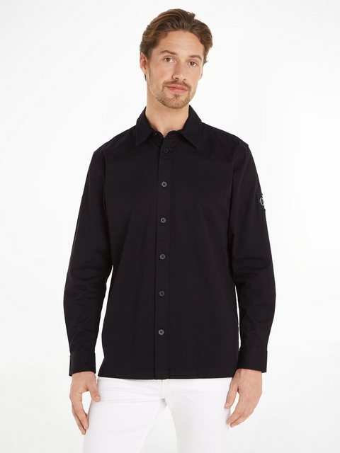 Calvin Klein Jeans Langarmhemd MONOLOGO BADGE SHIRT günstig online kaufen