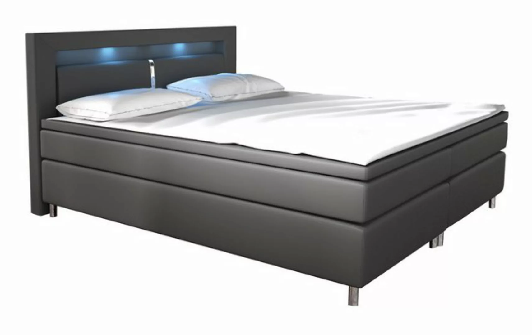 Furnix Boxspringbett Hailyn 140/160/180x200 cm Doppelbett mit Topper und LE günstig online kaufen