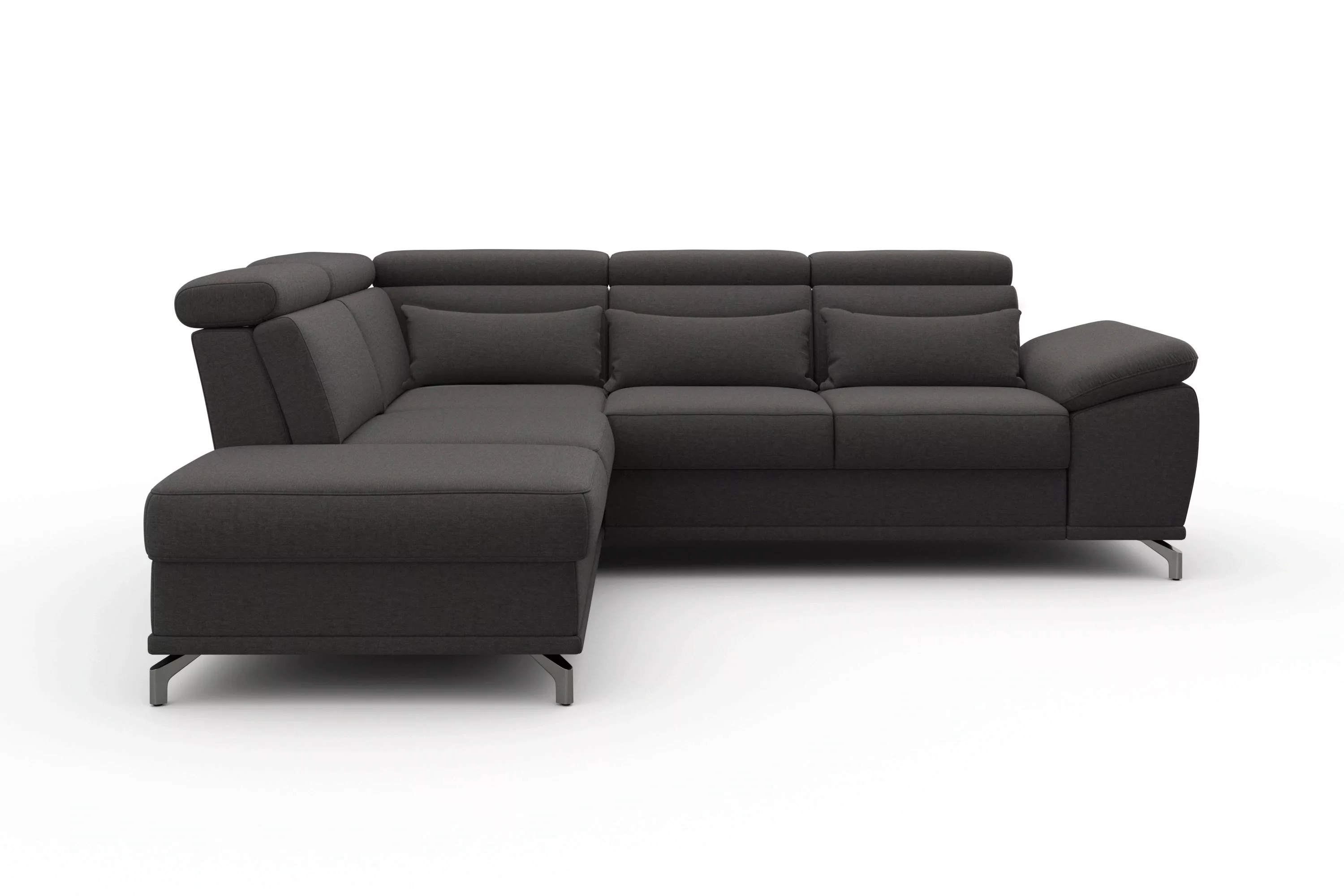 sit&more Ecksofa "Cabrio L-Form, mit Sitztiefenverstellung, Arm- und Kopfte günstig online kaufen