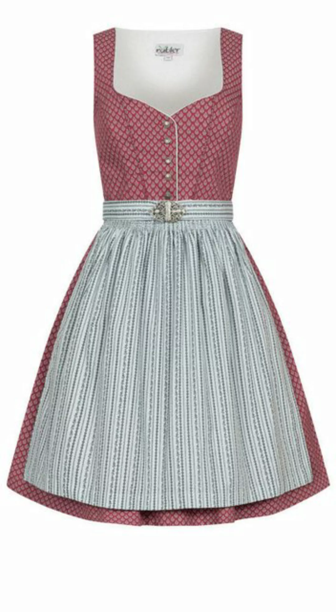 Nübler Dirndl Mini Dirndl Fredericke in Rot von Nübler günstig online kaufen