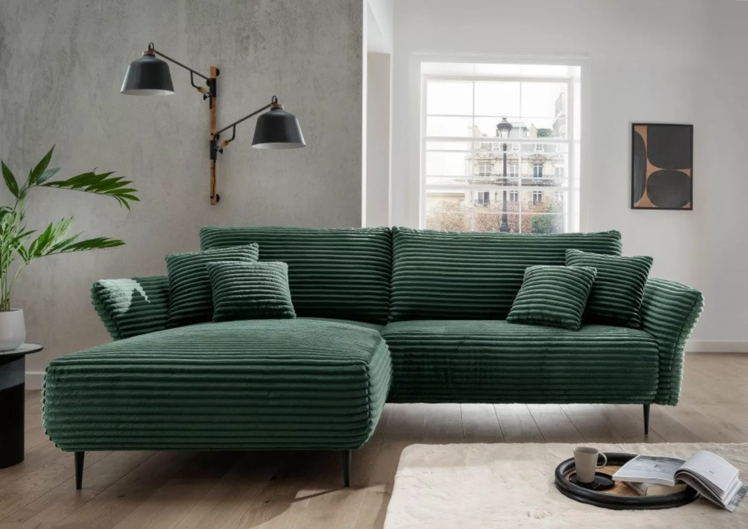 Myhomelando Ecksofa Vision, mit verstellbaren Armlehnen günstig online kaufen