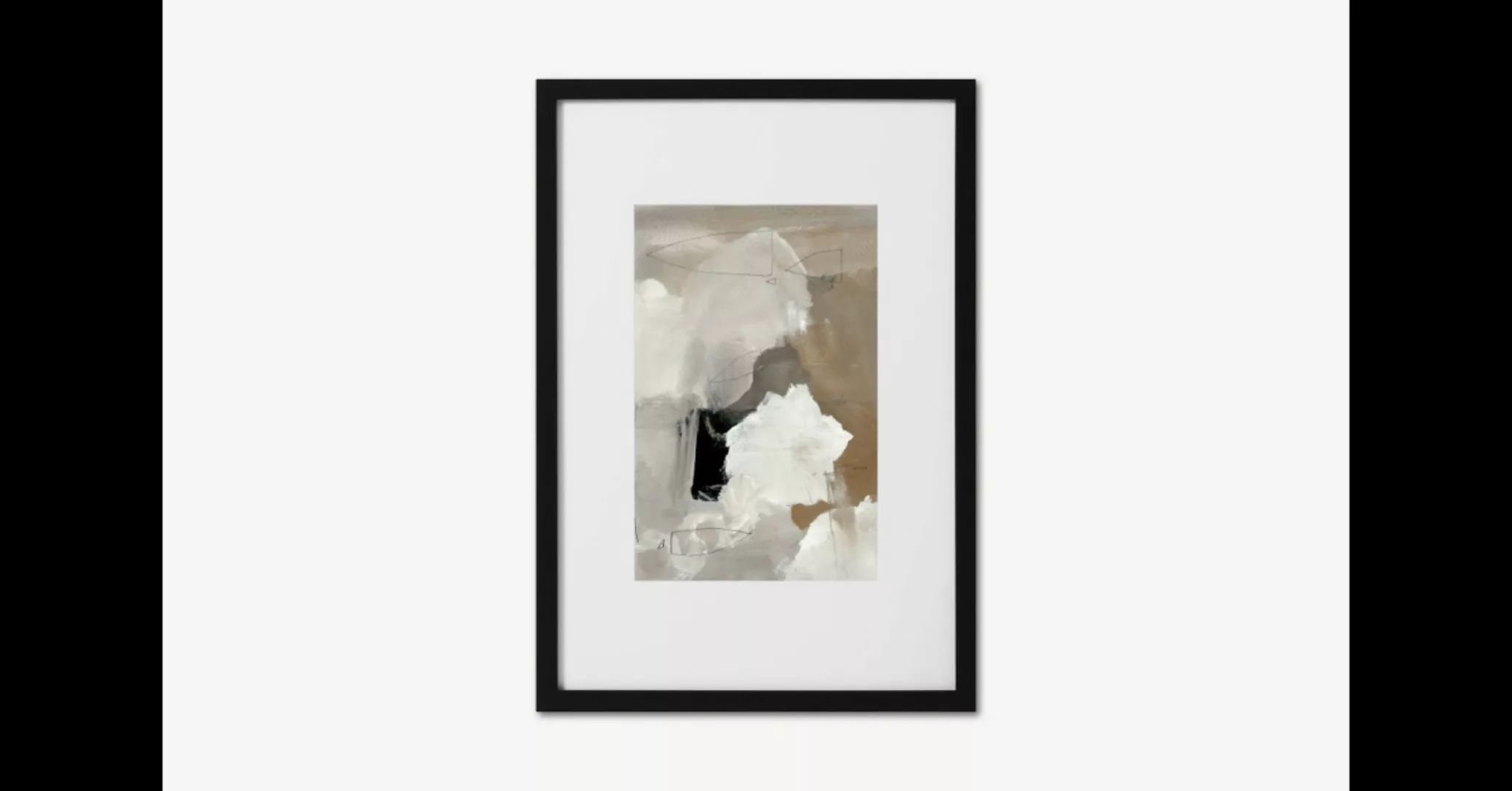 Dan Hobday 'Clouds' Kunstdruck mit Passepartout (A2) - MADE.com günstig online kaufen