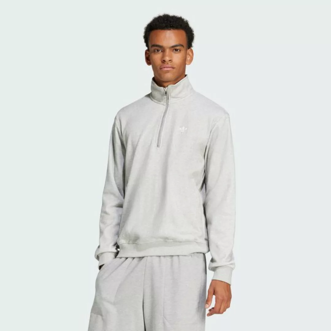 adidas Originals Sweatshirt TREFOIL ESSENTIALS WAFFLE 1/2 ZIP SWEATSHIRT günstig online kaufen