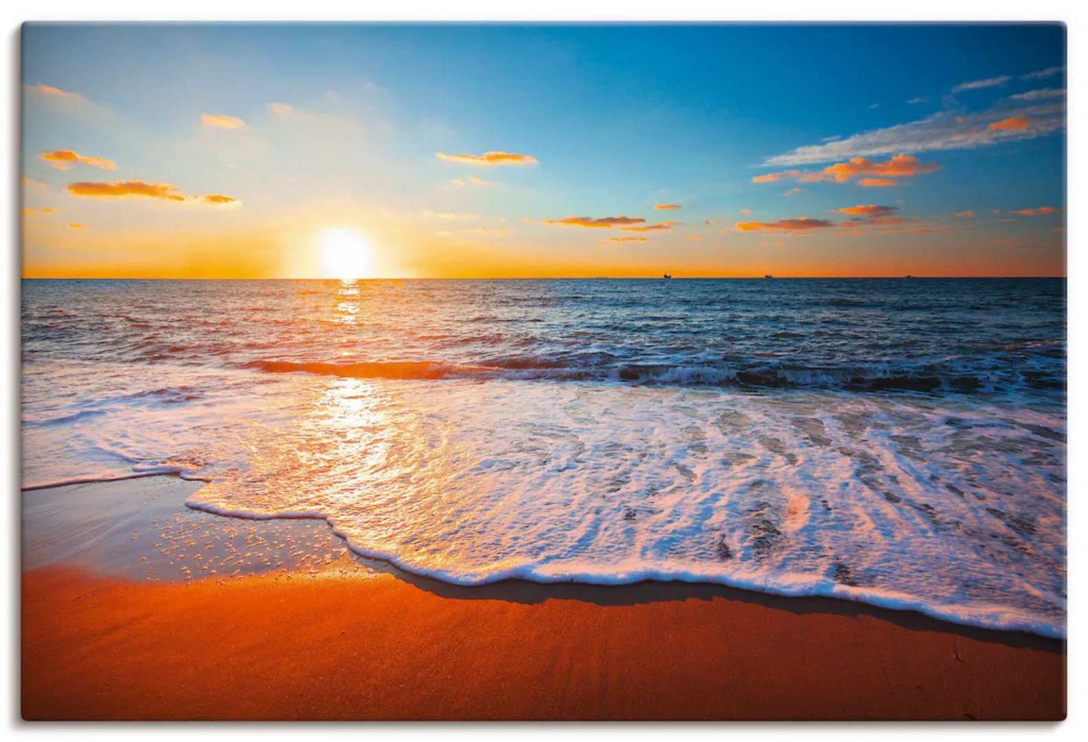 Artland Wandbild "Sonnenuntergang und das Meer", Strand, (1 St.) günstig online kaufen