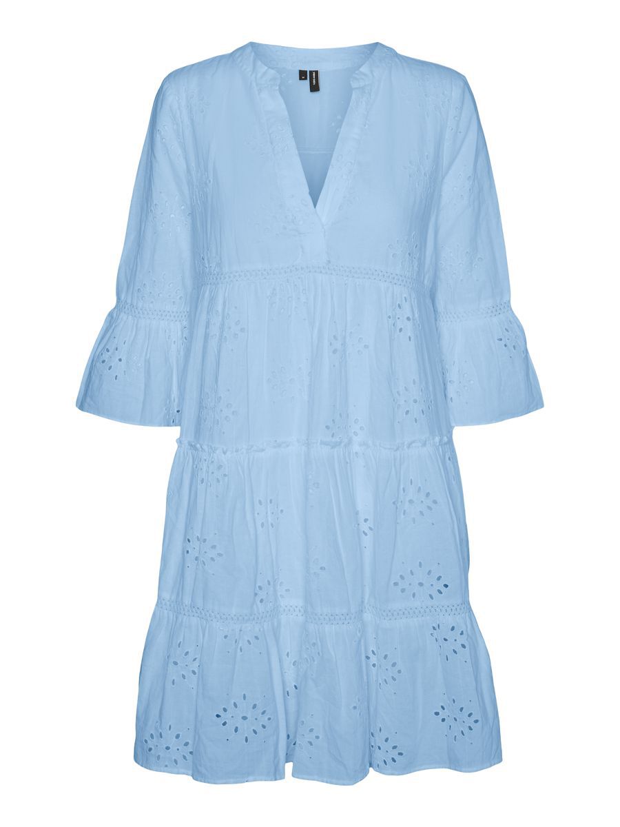 VERO MODA Besticktes Minikleid Damen Blau günstig online kaufen